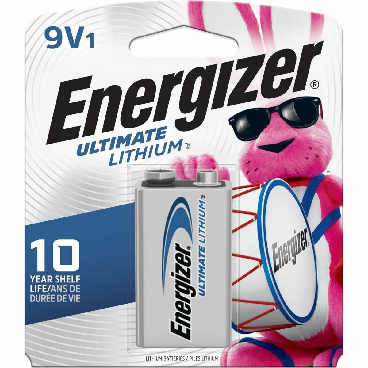 Energizer Ultimate Lithium 9-Volt Battery - 1300