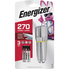 Energizer Vision HD Compact Flashlight: 270lm LED Metal Chrome - Flashlights