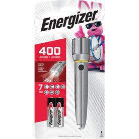Energizer Vision HD Metal Flashlight: Digital Focus 400 lm LED Water Resistant - Flashlights