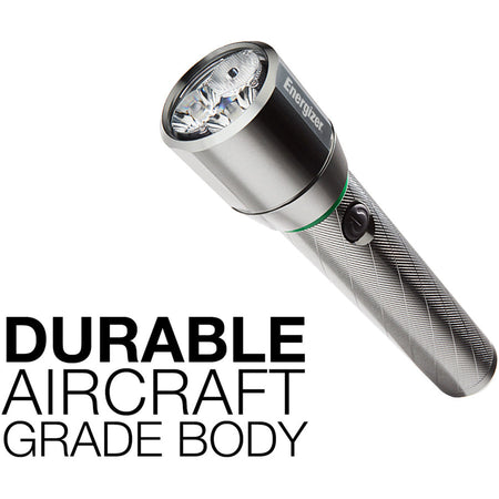 Energizer Vision HD Rechargeable LED Flashlight - 1000 lm - Aluminum Alloy - Flashlights