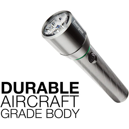 Energizer Vision HD Rechargeable LED Flashlight - 1000 lm - Aluminum Alloy - Flashlights
