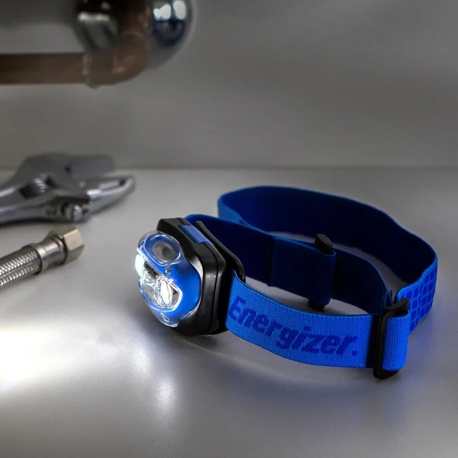 Energizer Vision LED Headlamp: 100lm AAA Battery Impact & Water Resistant - Flashlights