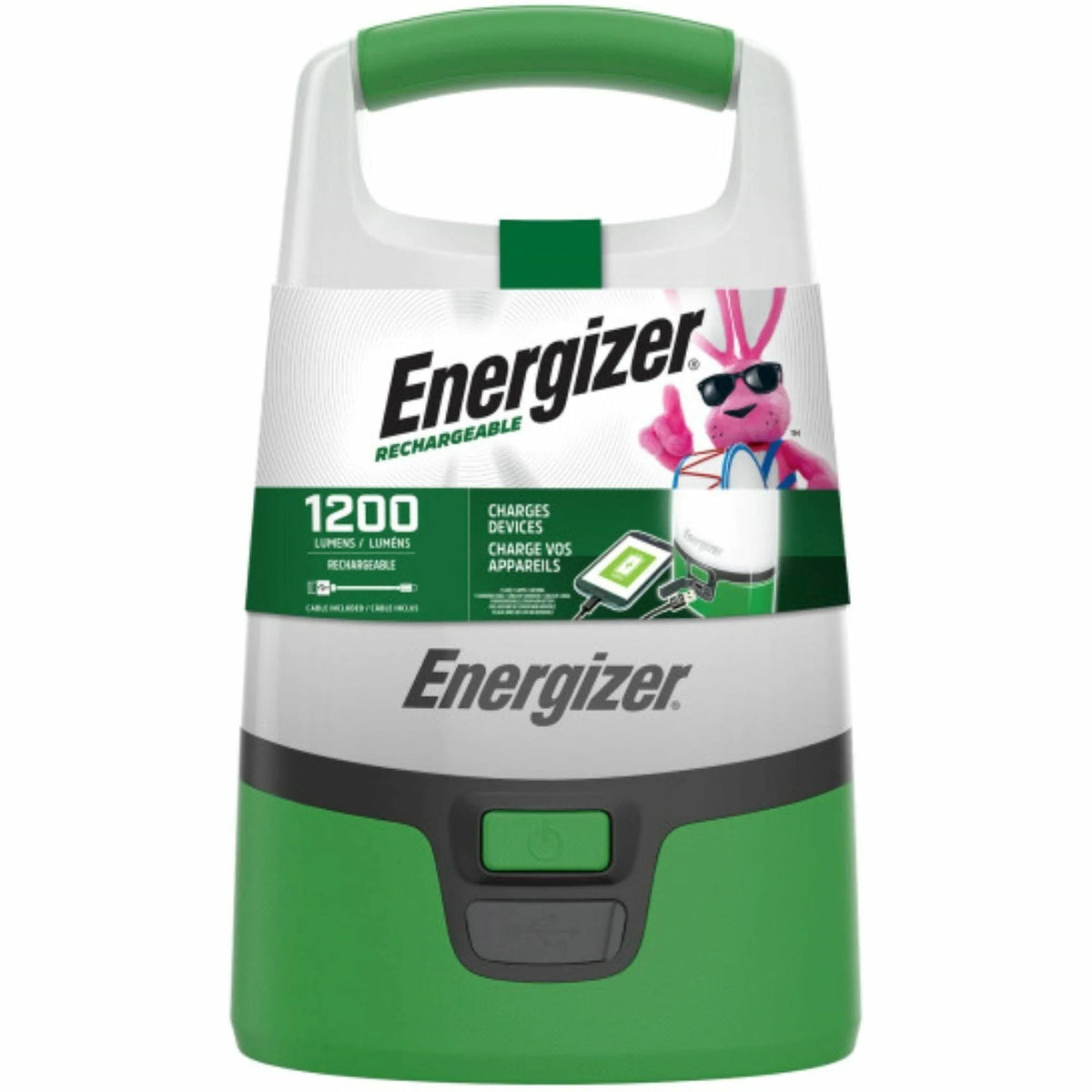 Energizer Vision Recharge LED Lantern - 1200 lm - Green - Lanterns