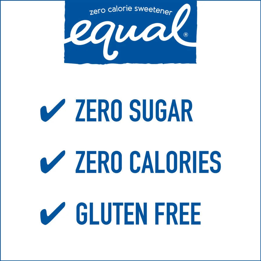 Equal Zero Calorie Original Sweetener Packets - 0.035 oz (1 g) - Artificial - 500 / Box - Condiments