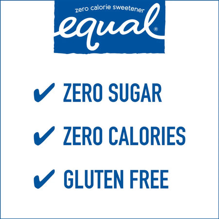 Equal Zero Calorie Original Sweetener Packets - 0.035 oz (1 g) - Artificial - 500 / Box - Condiments