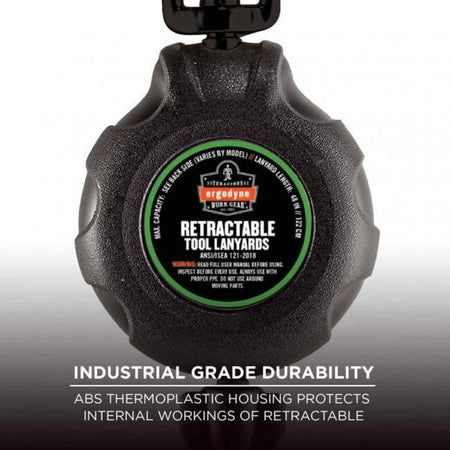 Ergodyne 3000 Retractable Tool Lanyard w/ Dual SS Carabiners - 1lb - Alternate-Image3