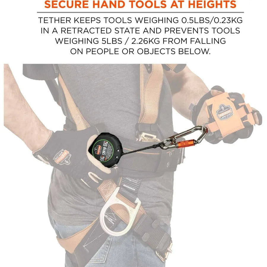 Ergodyne 3010 Retractable Tool Lanyard: Adjustable 5 lb Load Capacity - Storage & Organization