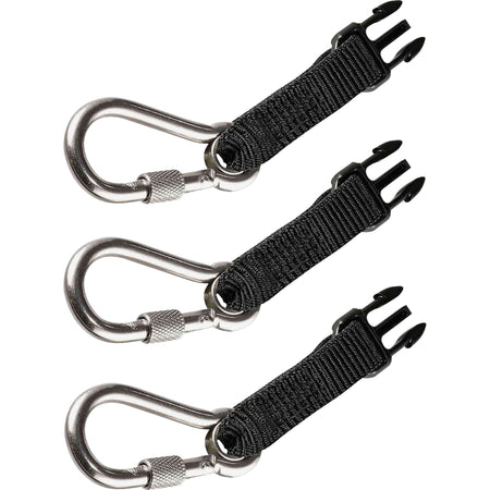Ergodyne 3025 Retractable Tool Lanyard Accessory Pack - SS Carabiner Attachments - 2000