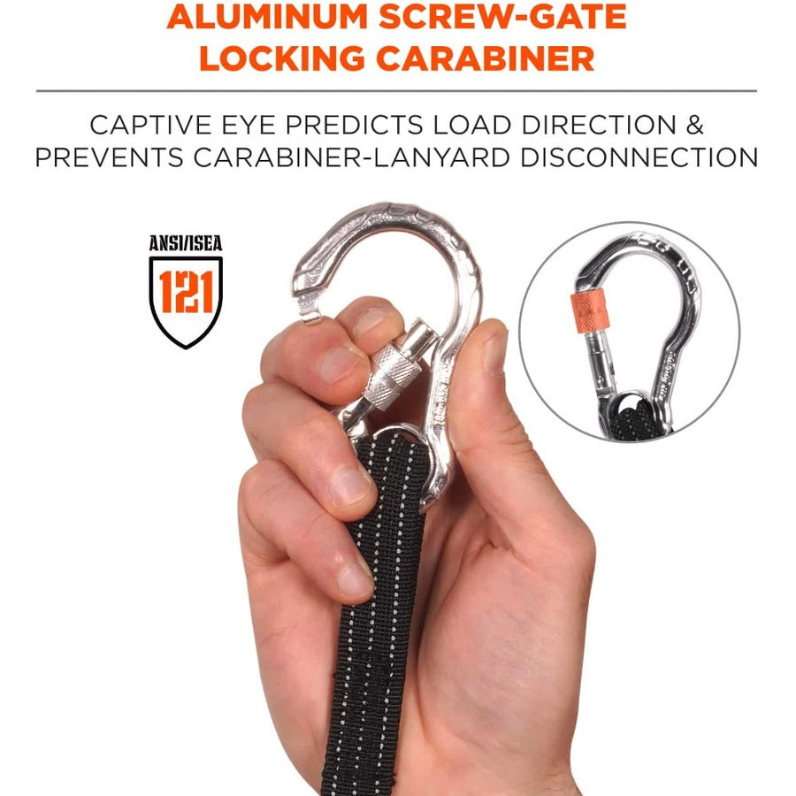 Ergodyne 3100 Single Carabiner Tool Lanyard - 10lbs - Alternate-Image4