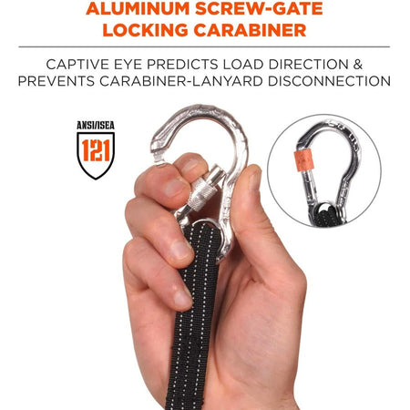 Ergodyne 3100 Single Carabiner Tool Lanyard - 10lbs - Alternate-Image4