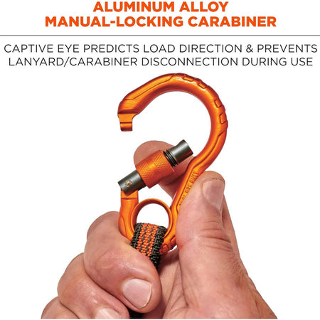 Ergodyne 3100F(x) Tool Lanyard Single Carabiner - 10lbs - Alternate-Image5