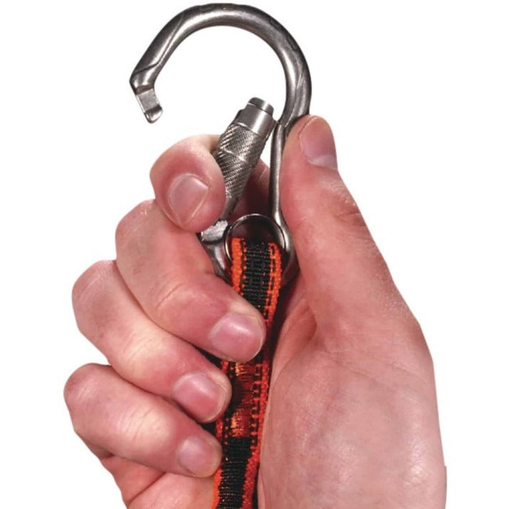 Ergodyne 3111F(x) Tool Lanyard - Dual Stainless-Steel Carabiners - 15lbs / 6.8kg - Alternate-Image2