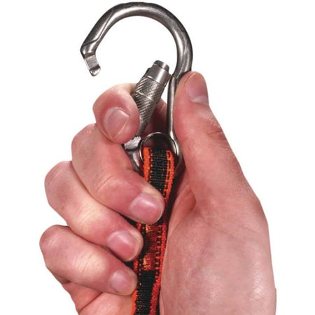 Ergodyne 3111F(x) Tool Lanyard - Dual Stainless-Steel Carabiners - 15lbs / 6.8kg - Alternate-Image2