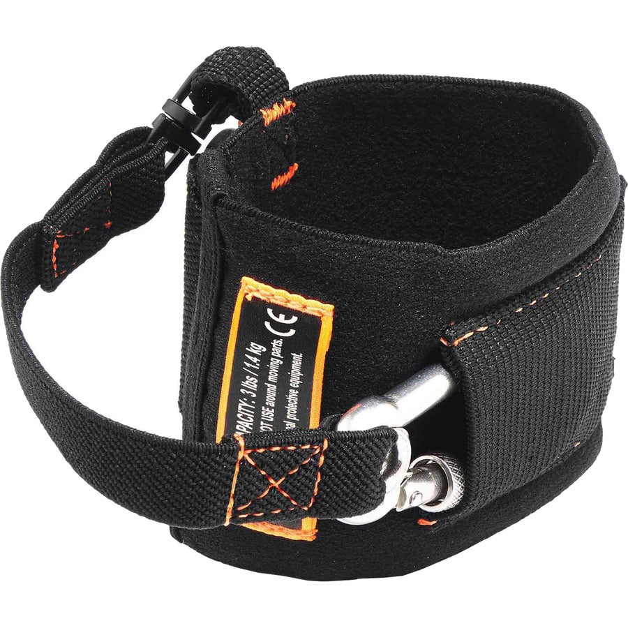 Ergodyne 3114 Pull-on Wrist Lanyard with Carabiner - 3lbs - Alternate-Image1