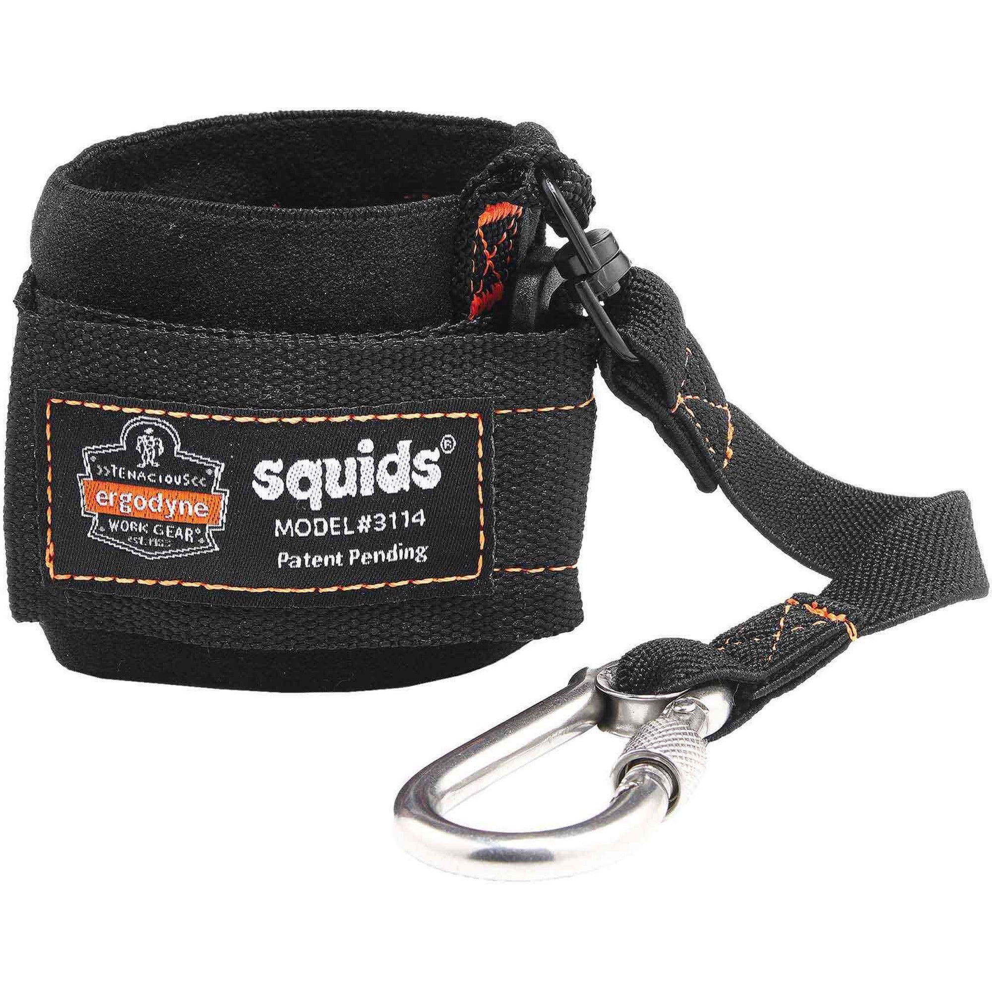 Ergodyne 3114 Pull-on Wrist Lanyard with Carabiner - 3lbs - 2000