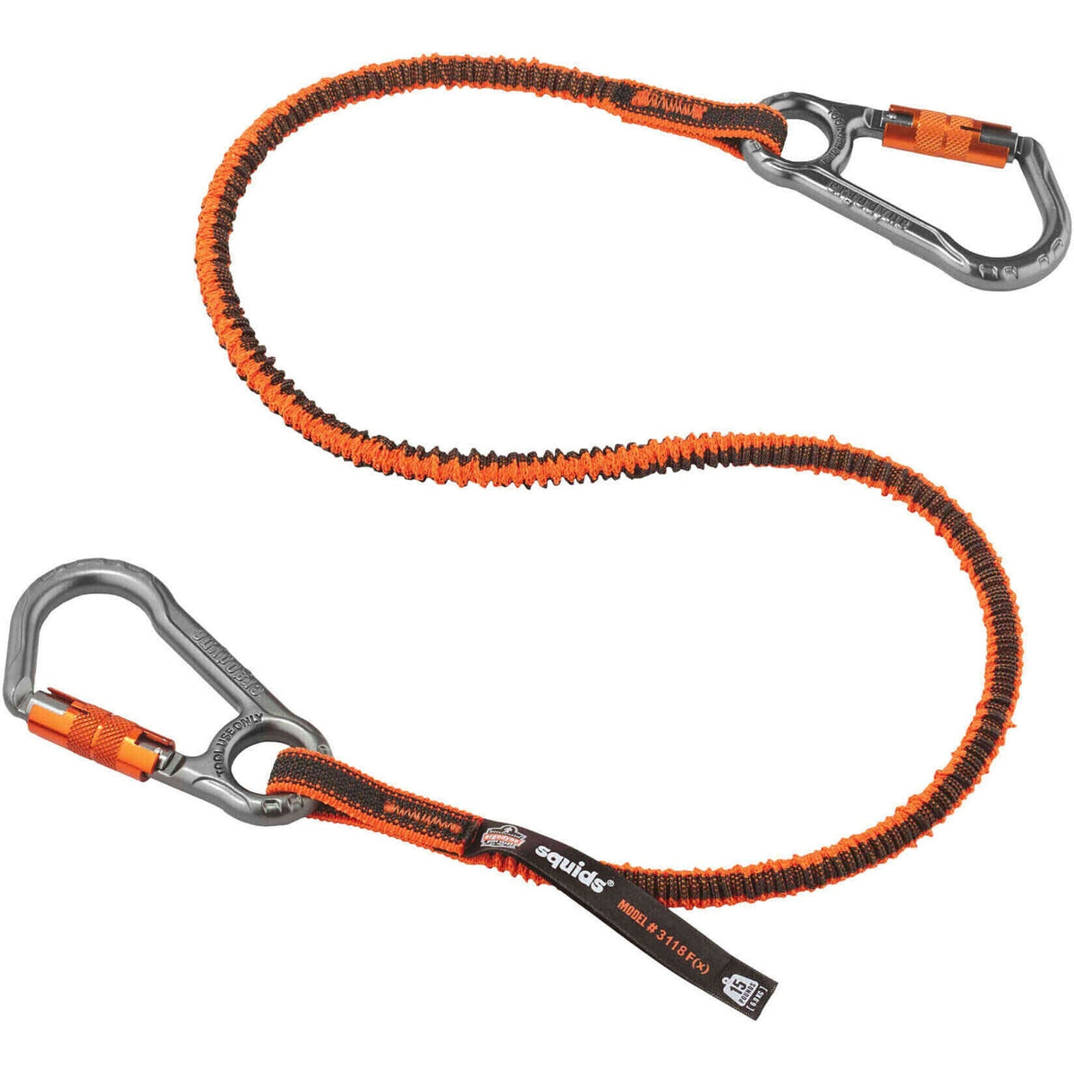 Ergodyne 3118F(x) Tool Lanyard Dual Locking Carabiner - 15lbs - 2000