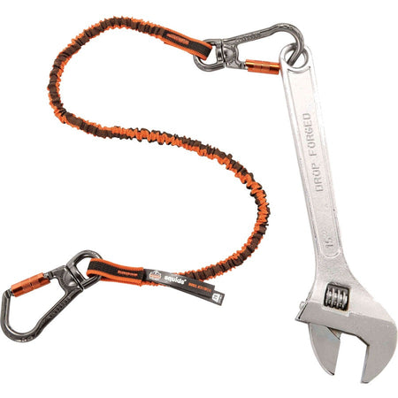 Ergodyne 3119F(x) Double-Locking Dual Carabiner Tool Lanyard with Swivel - 25lbs - Alternate-Image1