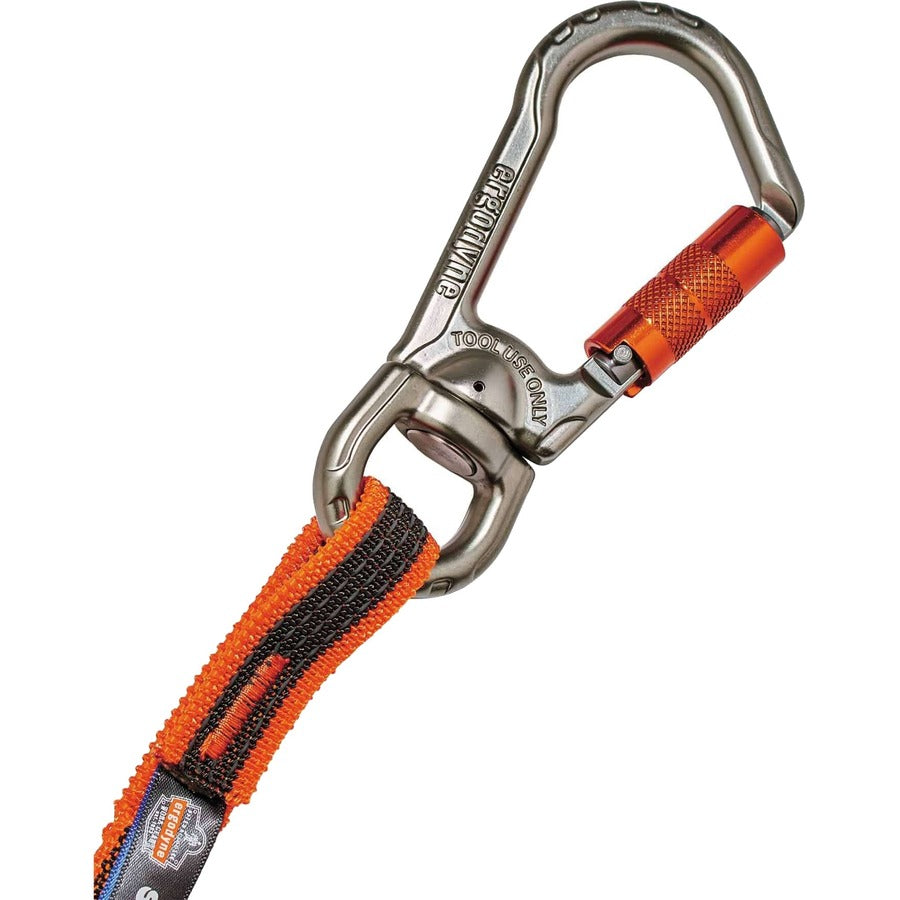 Ergodyne 3119F(x) Double-Locking Dual Carabiner Tool Lanyard with Swivel - 25lbs - Alternate-Image5