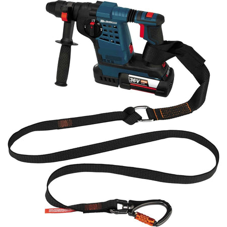 Ergodyne 3129 Tool Lanyard Double-locking Single Carabiner with Swivel - 40lbs - Alternate-Image2