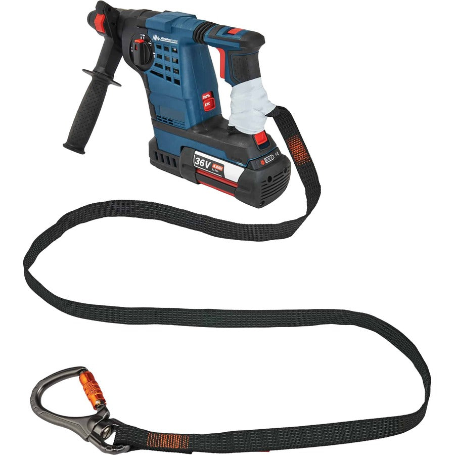 Ergodyne 3129 Tool Lanyard Double-locking Single Carabiner with Swivel - 40lbs - Alternate-Image1
