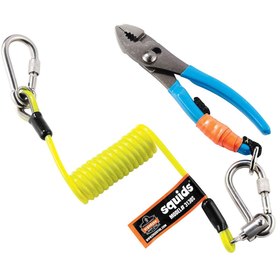 Ergodyne 3130S Coiled Cable Lanyard - 2lbs - Alternate-Image1