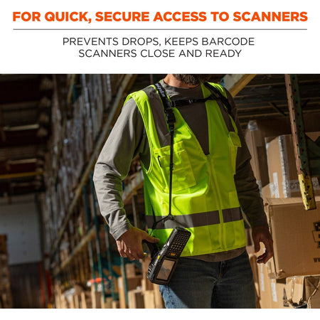 Ergodyne 3132 Barcode Scanner Harness + Lanyard - Alternate-Image1