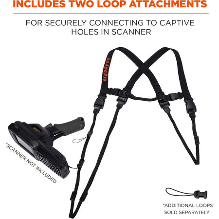 Ergodyne 3132 Barcode Scanner Harness + Lanyard - Alternate-Image2