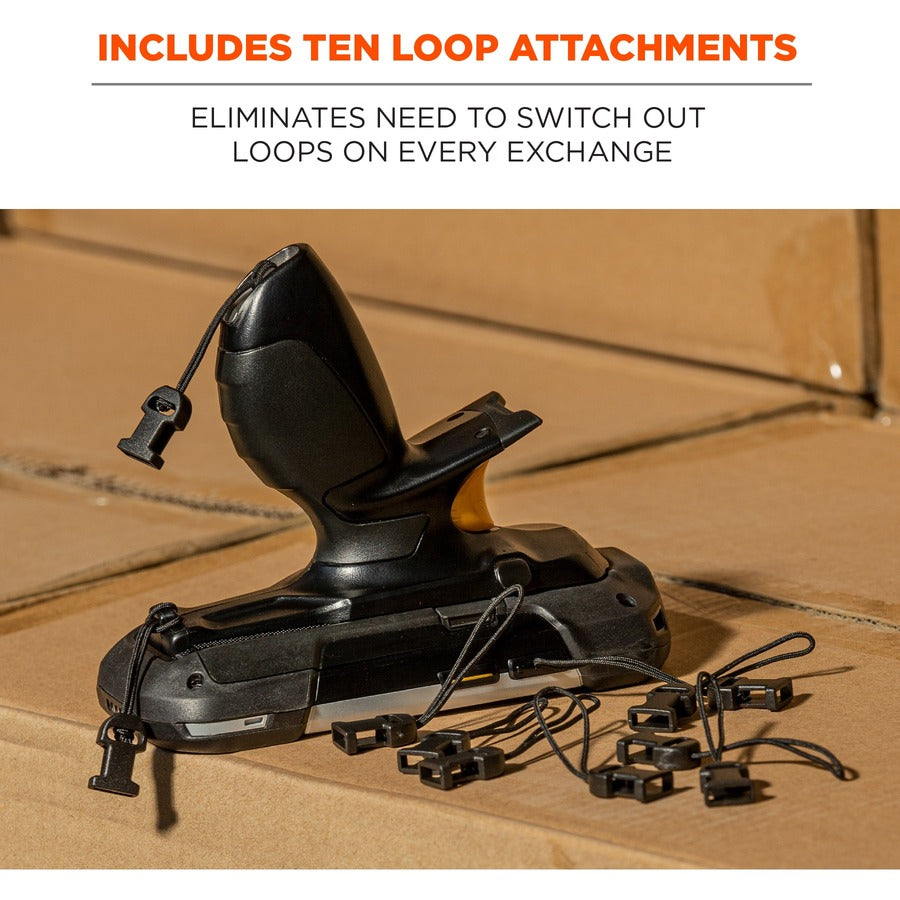 Ergodyne 3133 Barcode Scanner Lanyard - Loop Attachment Replacements (10-Pack) - Alternate-Image2