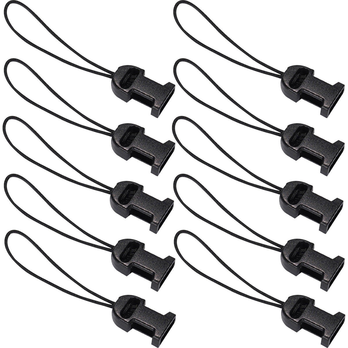 Ergodyne 3133 Barcode Scanner Lanyard - Loop Attachment Replacements (10-Pack) - 2000