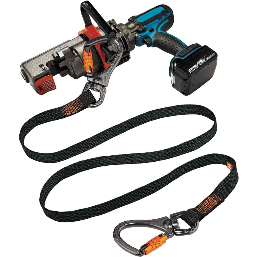 Ergodyne 3139 Tool Lanyard Double-Locking Dual Carabiner with Swivel - 40lbs - Alternate-Image1