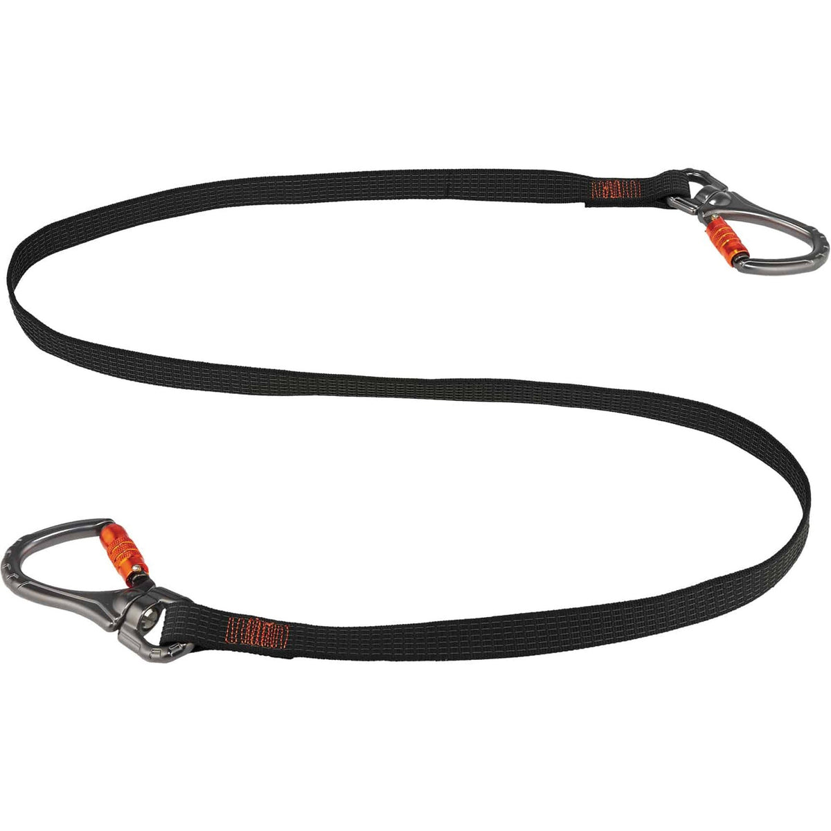 Ergodyne 3139 Tool Lanyard Double-Locking Dual Carabiner with Swivel - 40lbs - 2000