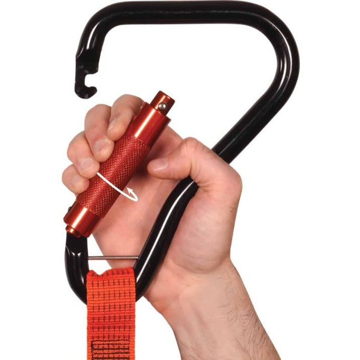 Ergodyne 3148 Tool Lanyard - XL Locking Carabiner + Loop, 80lbs / 36kg - Alternate-Image2
