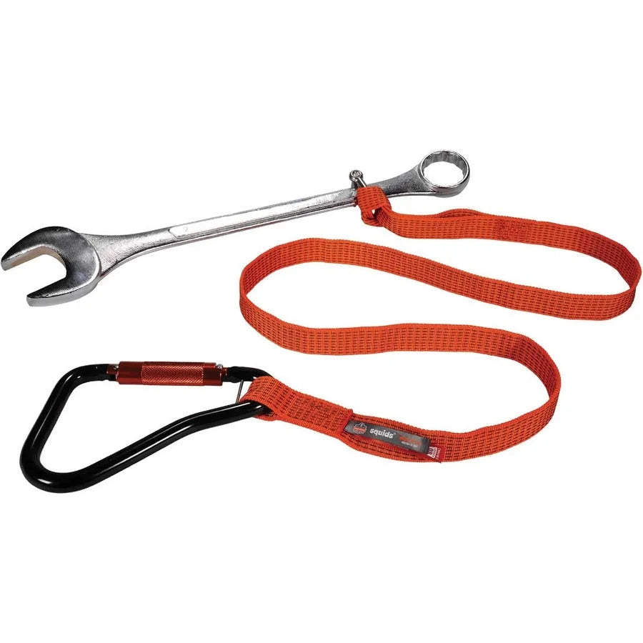 Ergodyne 3148 Tool Lanyard: XL Locking Carabiner + Loop 80lbs - Adjustable & Durable - Storage Organization