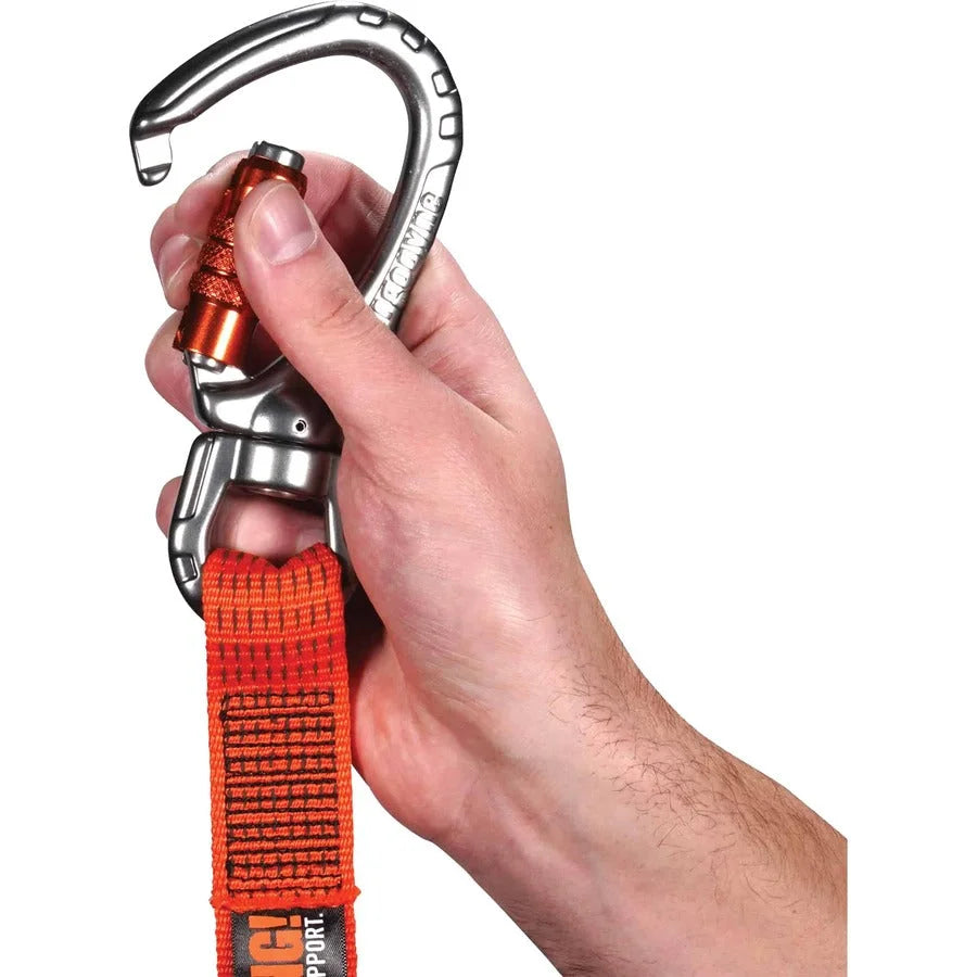 Ergodyne 3149 Tool Lanyard XL: Locking & Swivel Carabiners - 80lb Load Capacity - Storage Organization