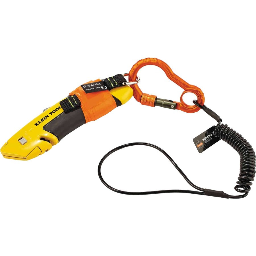 Ergodyne 3156 Coil Tool Lanyard with Single Carabiner - 2lbs / 0.9kg - Alternate-Image3