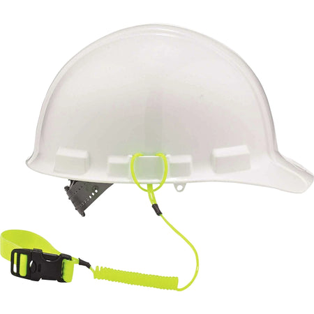 Ergodyne 3157 Coil Tool Lanyard: 2lb Load Capacity Lime Plastic - Storage & Organization