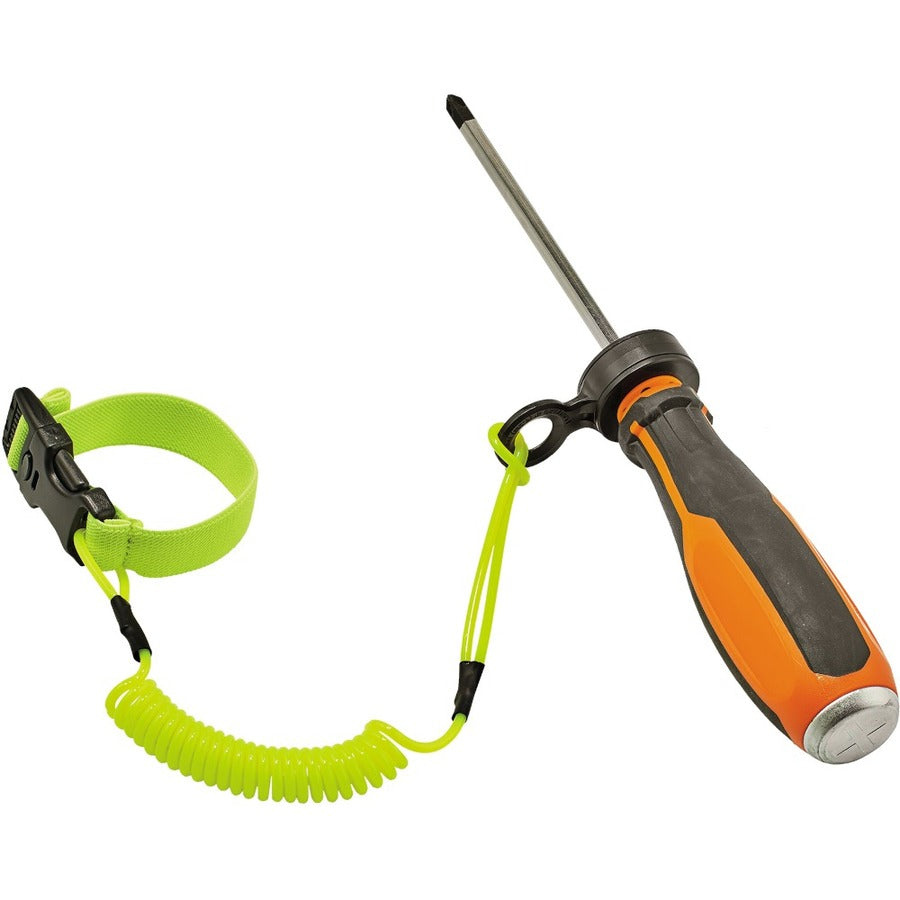 Ergodyne 3157 Coil Tool Lanyard with Buckle - 2lbs / 0.9kg - Alternate-Image1