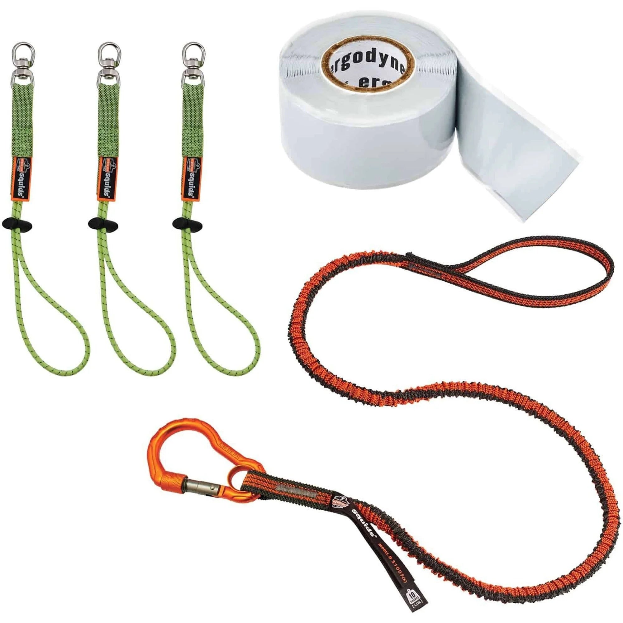 Ergodyne 3182 Tool Tethering Kit: Secure 10lbs Tools - Durable Aluminum Alloy - Storage & Organization