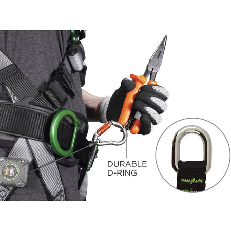 Ergodyne 3700 Web Tool Tether Attachment - D-Ring Tool Tails - 2lbs (6-Pack) - Alternate-Image2