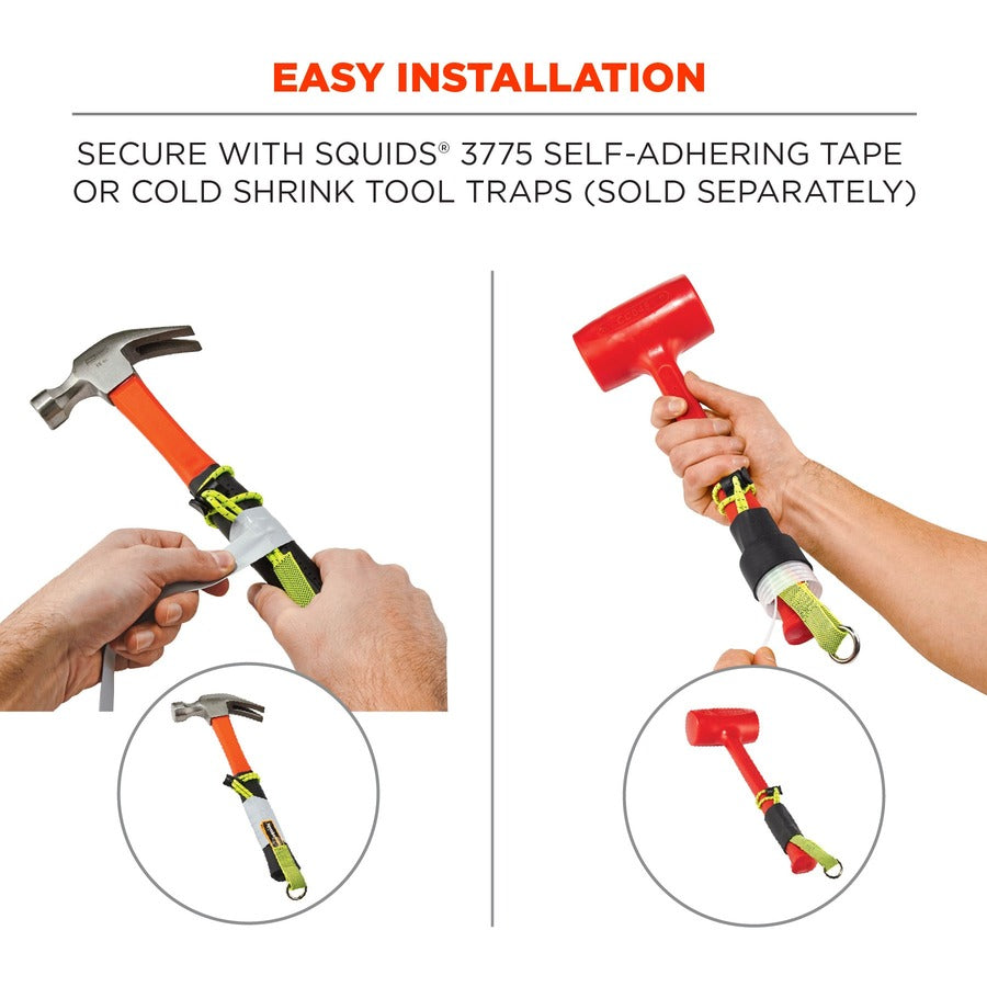 Ergodyne 3703 Elastic Tool Tether Attachment - Loop Tool Tails - 15lbs (3-Pack) - Alternate-Image4