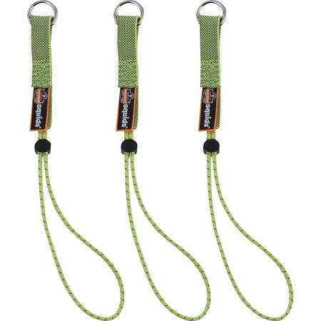 Ergodyne 3703 Elastic Tool Tether Attachment - Loop Tool Tails - 15lbs (3-Pack) - 2000
