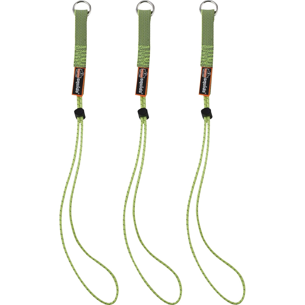 Ergodyne 3703 Elastic Tool Tether Attachment - Loop Tool Tails - 15lbs (3-Pack) - 2000