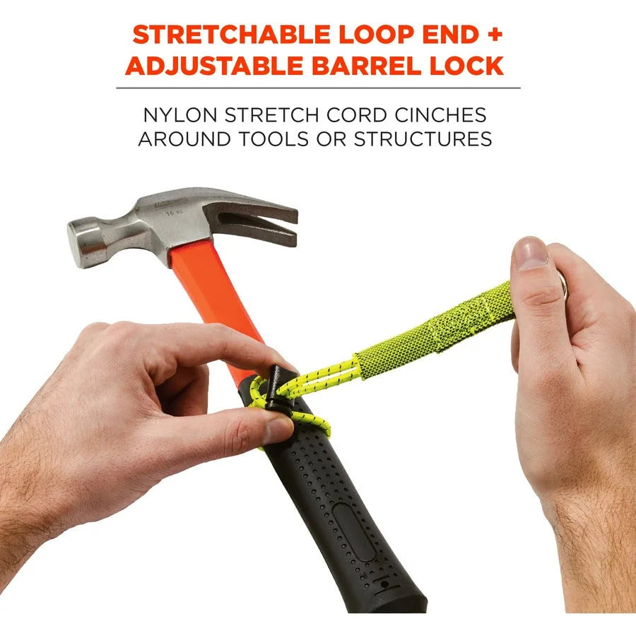 Ergodyne 3703 Elastic Tool Tether Attachment: Loop Tails 15lbs (3-Pack) - Storage & Organization