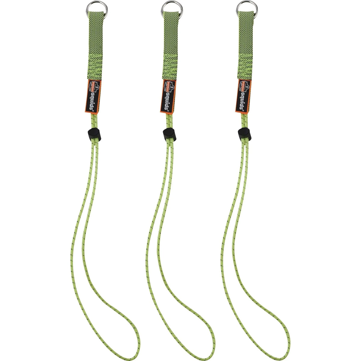 Ergodyne 3703 Elastic Tool Tether Attachment: Loop Tails (3-Pack) - Storage & Organization