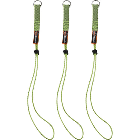 Ergodyne 3703 Elastic Tool Tether Attachment: Loop Tails (3-Pack) - Storage & Organization