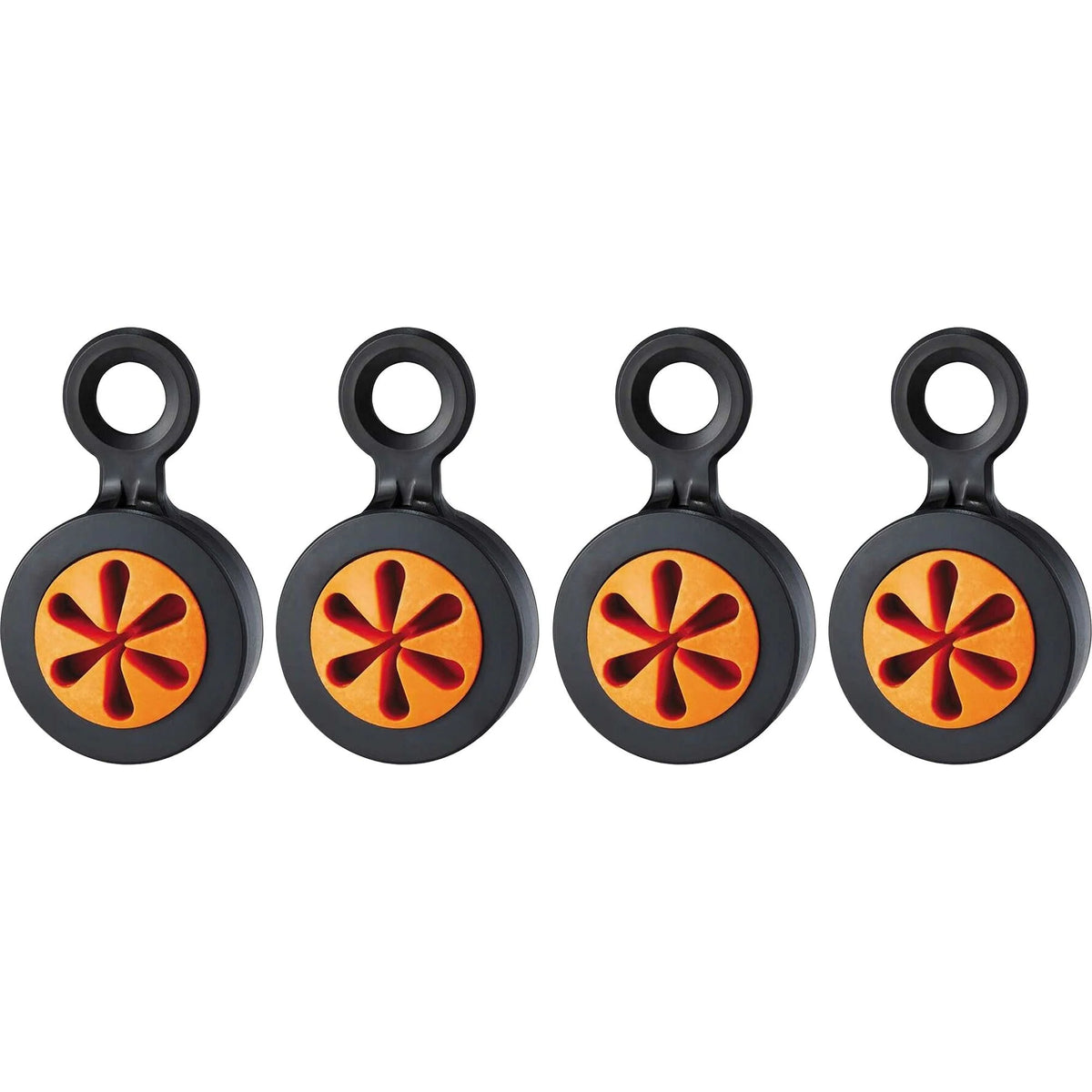 Ergodyne 3740 Hand Tool Attachment Trap - 4-Pack Slips - ABS - Orange/Black - Storage & Organization