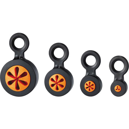 Ergodyne 3740 Hand Tool Attachment Trap - 4-Pack Slips - ABS - Orange/Black - Storage & Organization