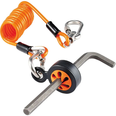 Ergodyne 3740 Hand Tool Attachment Trap - 4-Pack Slips - ABS - Orange/Black - Storage & Organization