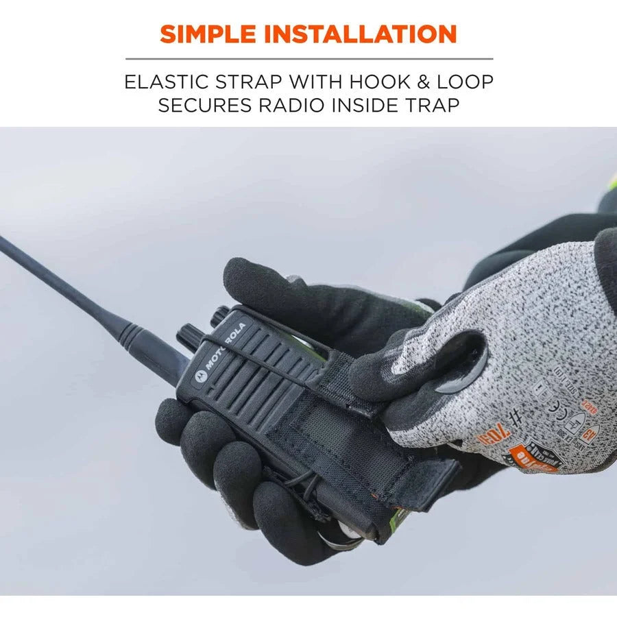 Ergodyne 3772 Radio Holster Trap - Secure and Durable Holder - Tool Storage & Organization