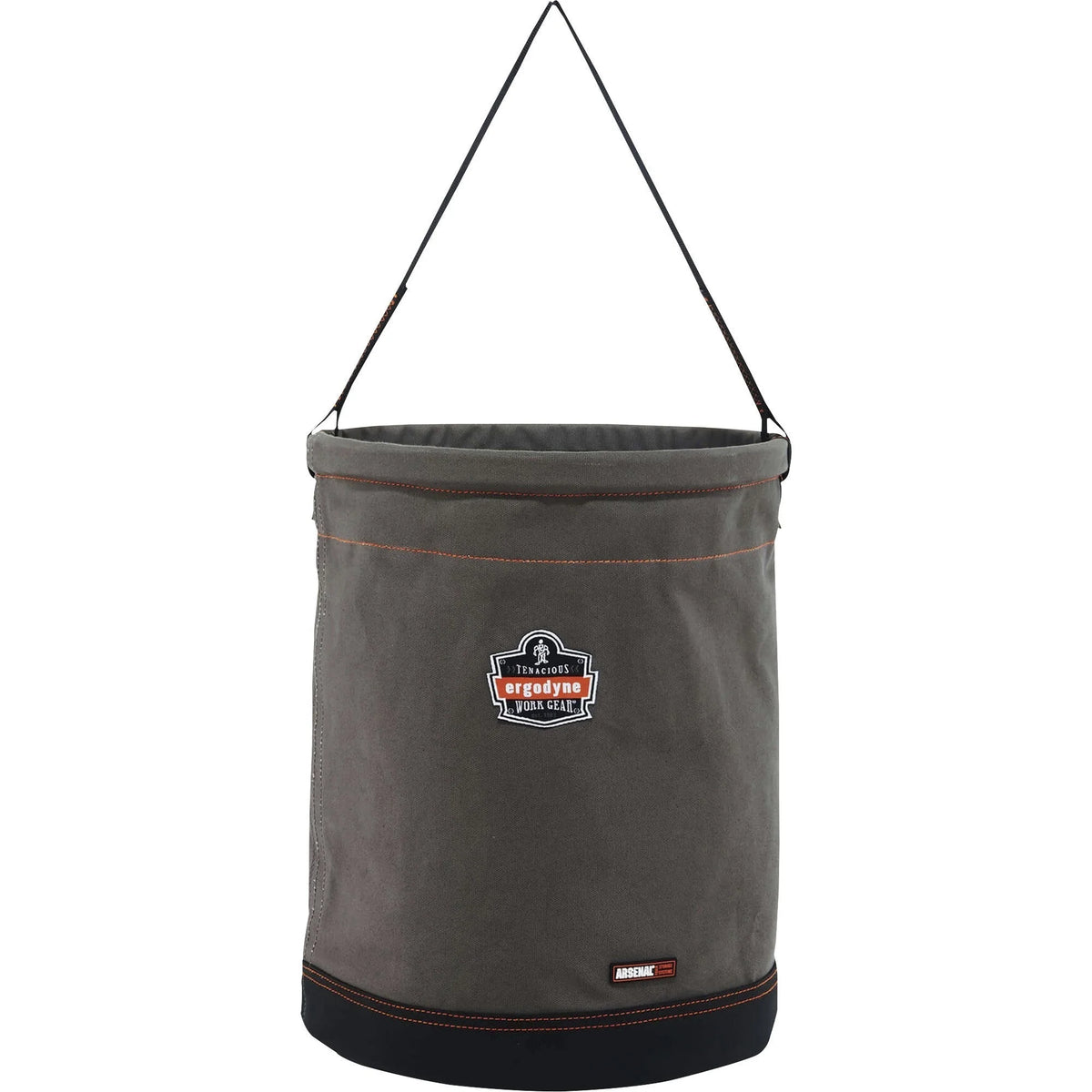 Ergodyne 5935 Canvas Hoist Bucket: Reinforced Handle Pocket Durable Design - Buckets & Wringers